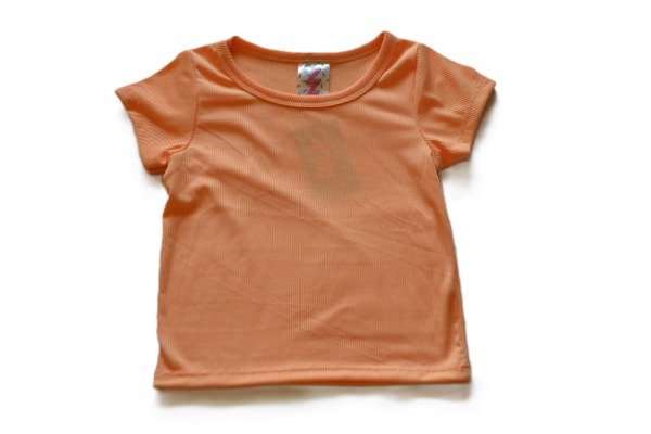 Producto - REMERA DE NENA EN MORLES LISO. NARANJA