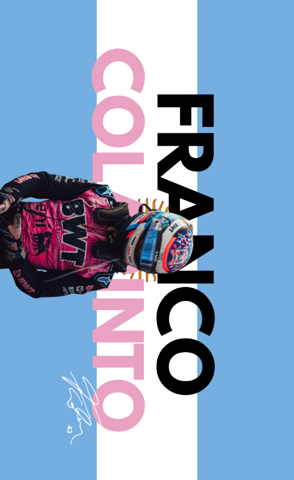 Producto - Bandera Franco Colapinto 1