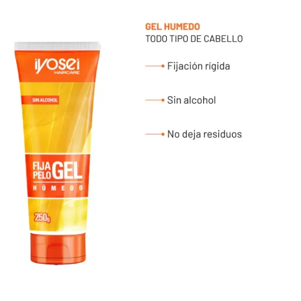 Producto - GEL FIJA PELO - EFECTO HUMEDO - 250 grs. - 1
