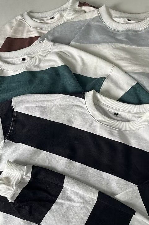 Producto - Buzo rayado de algodón