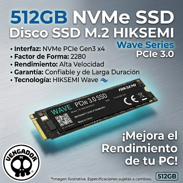 Producto - Disco SSD M.2 HIKSEMI 512Gb