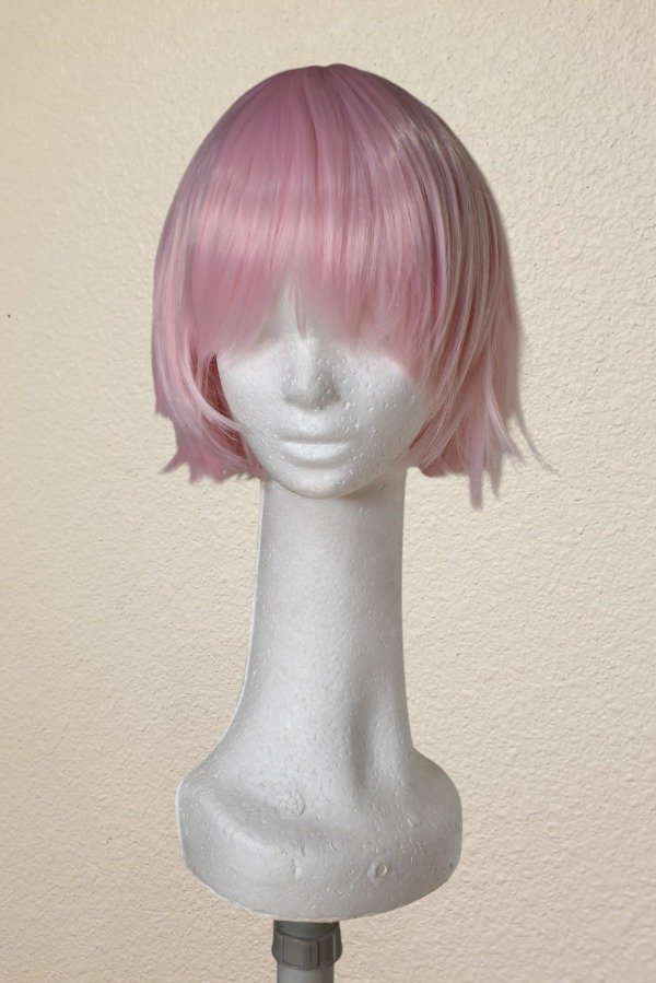 Producto - Peluca rosa claro 32cm sin línea de cabello - Toyokalón - 1