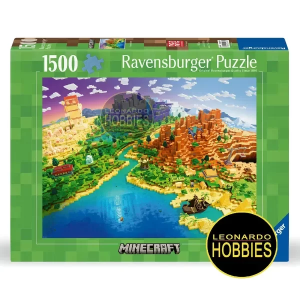 Producto - Mundo de Minecraft 1500 Piezas Ravensburger 12000433