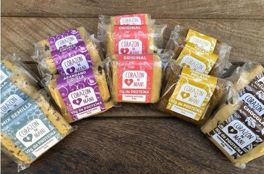 Producto - Turrones de maní proteicos