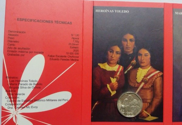 Producto - Perú blíster con 3 monedas de la serie Heroínas de la Patria - 2