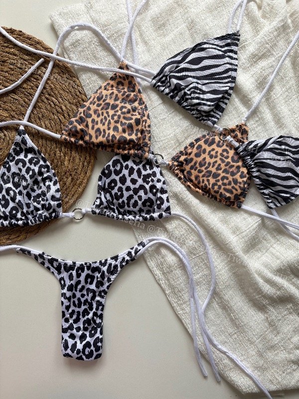 Producto - Bikini Aime estampadas con argollita