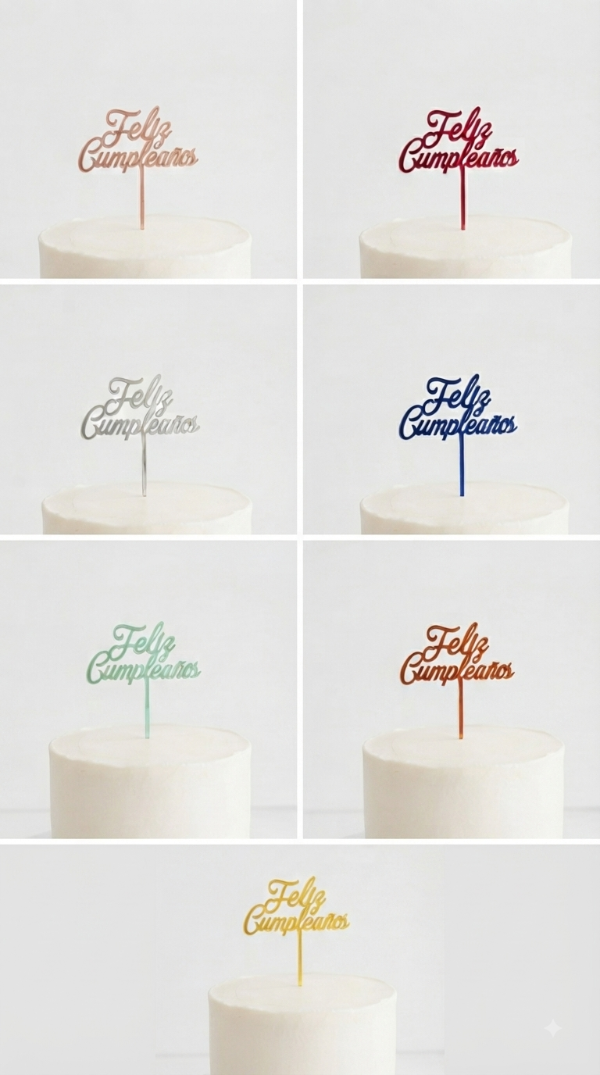 Producto - Cake Topper - Liso Celebración - 4