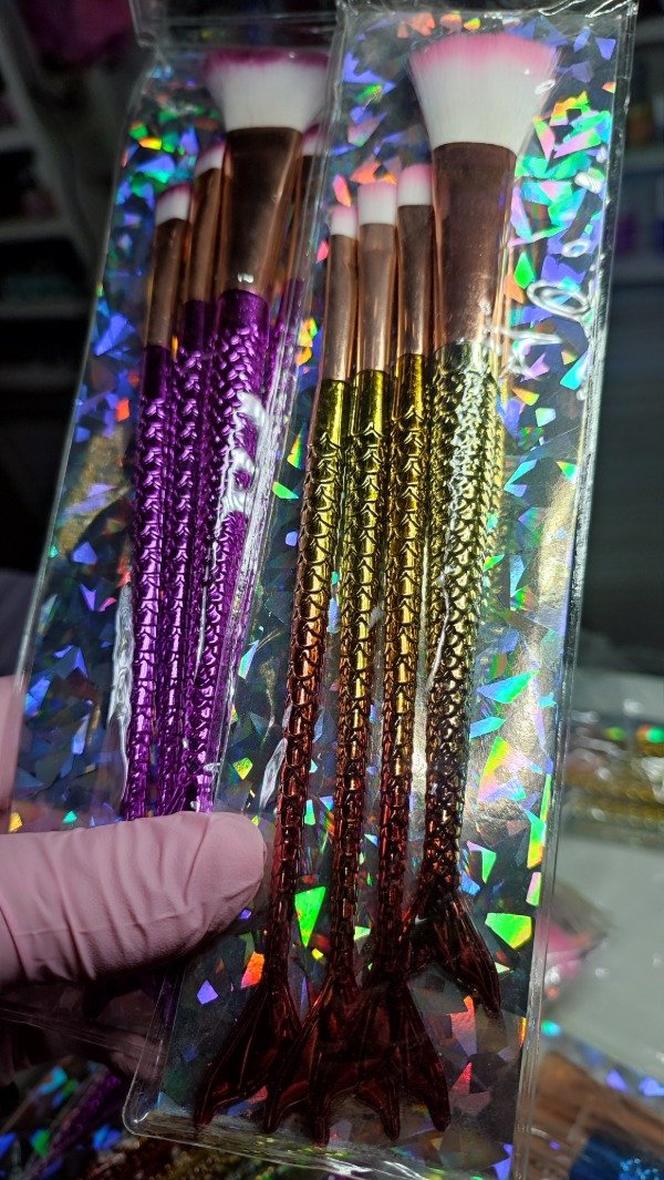 Producto - Set sirena brochas x5