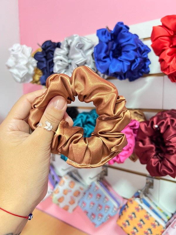 Producto - SCRUNCHIE SATÉN COBRE