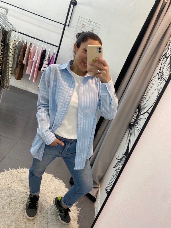 Producto - Camisa poplin rayada