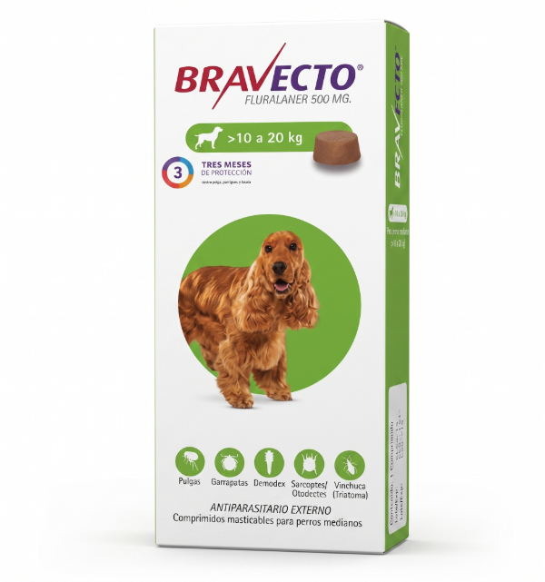 Producto - Bravecto 10 a 20 kg (3 MESES)