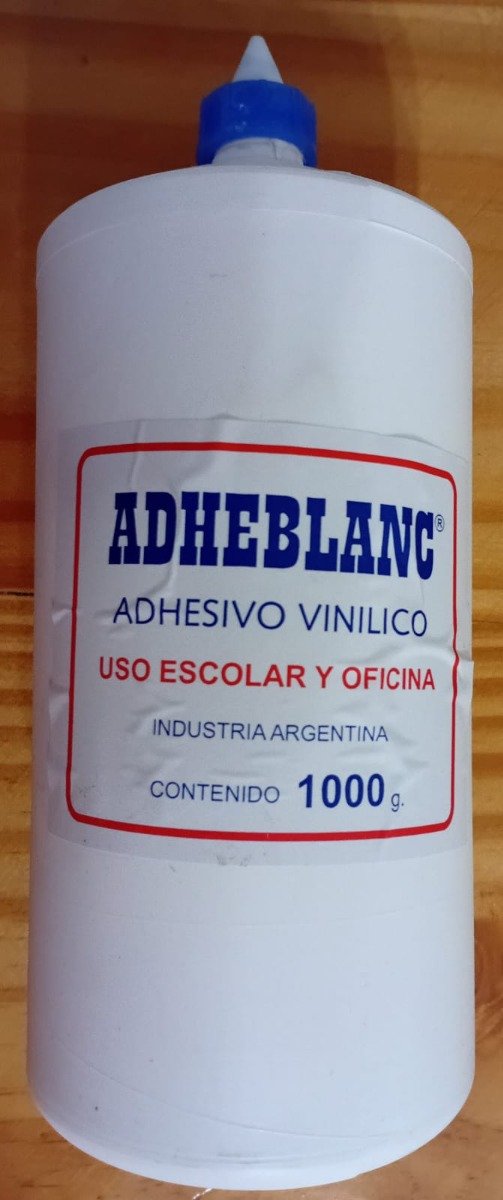Producto - Adhesivo Vinílico Adheblanc Presentaciones  60, 125, 250, 500, 1000grs