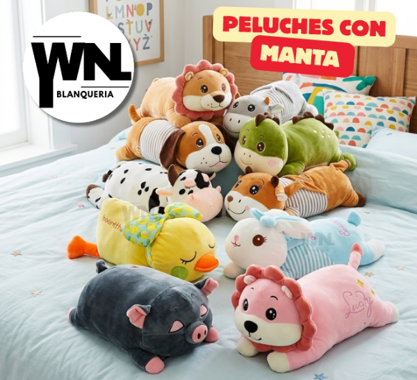 Producto - PELUCHES CON MANTA GRANDES