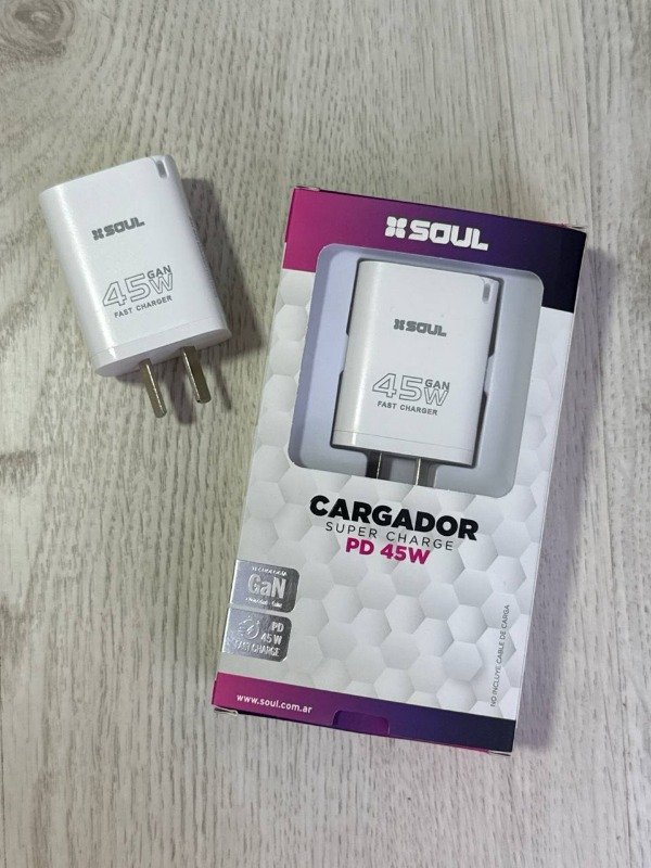 Producto - FUENTE SOUL FAST PD 45W - TIPO C + USB