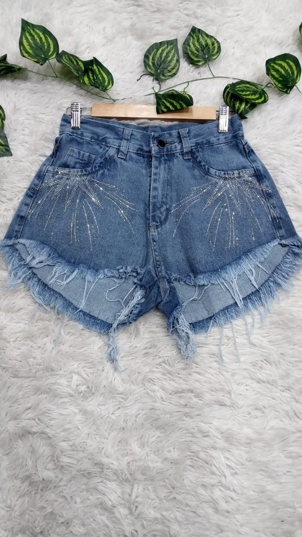 Producto - SHORT JEAN " BRILLOS"