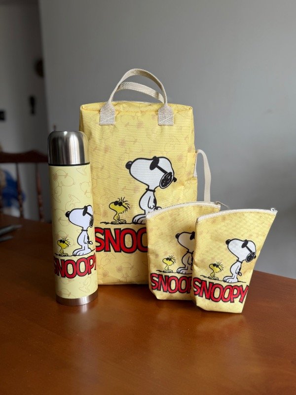 Producto - Set matero Snoopy con bolso stanley crudo