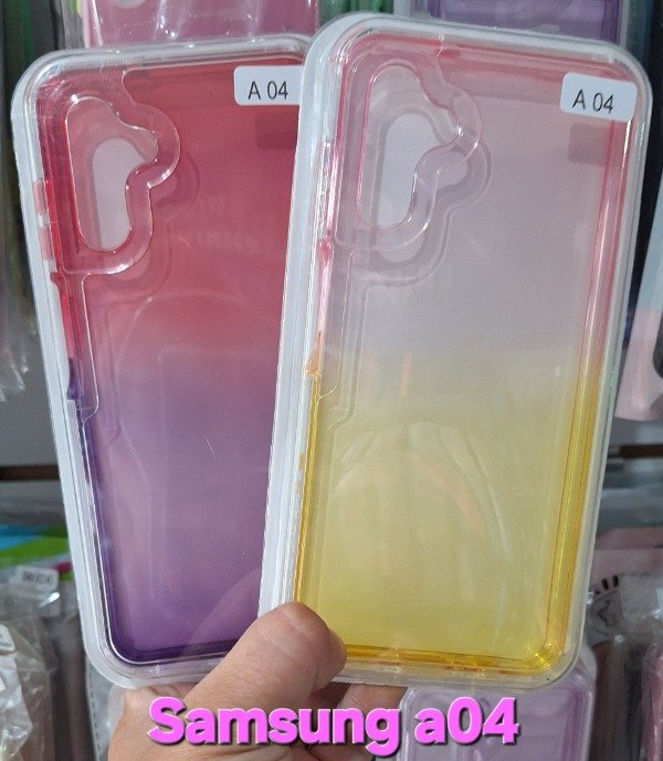 Producto - Fundas degradé reforzadas. Samsung a04