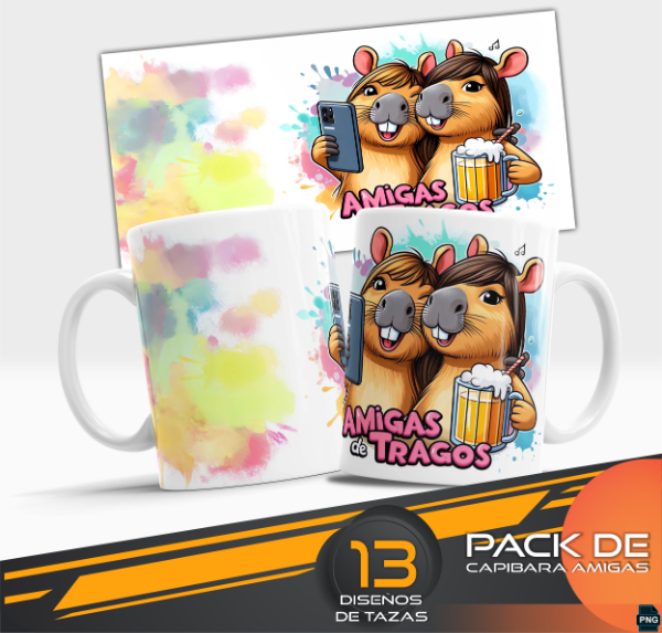 Producto - CAPIBARA AMIGAS COD 4682