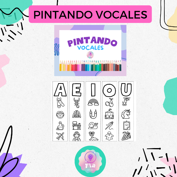 Producto - Pintando vocales