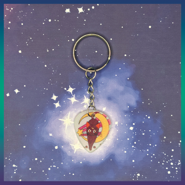 Producto - Púa Personalizada con Llavero Anillo