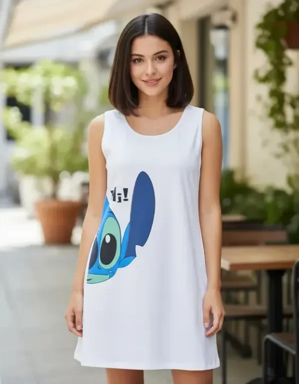 Producto - Vestido Stitch Cost Bco T4