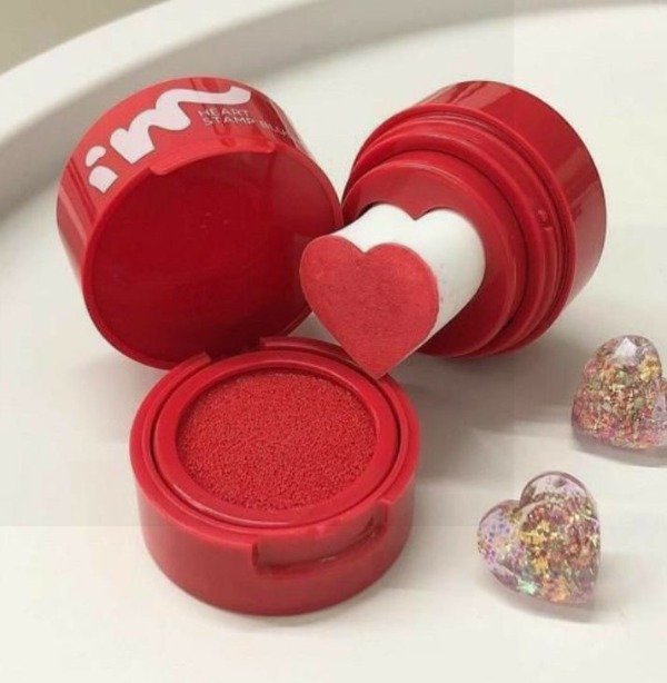 Producto - Rubor con esponjita corazon