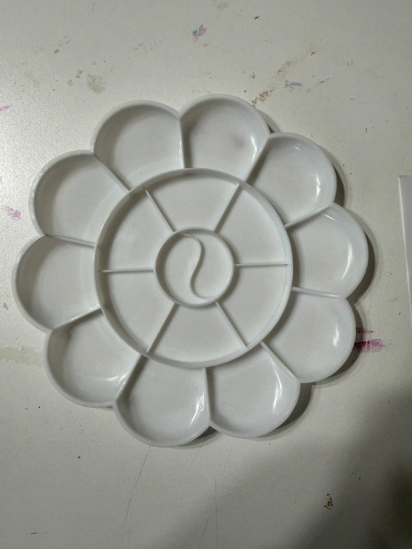 Producto - Paleta Mezcladora Plastica - Flor Mediana (18 cavidades)