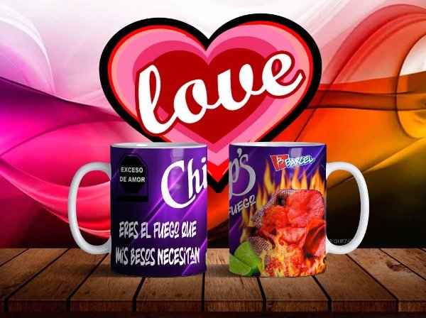 Producto - TAZAS CHIP LOVE COD 16