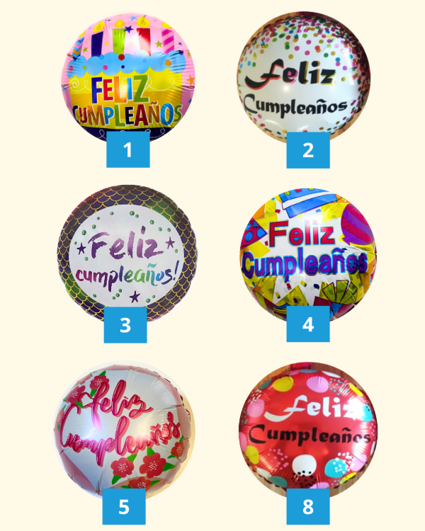 Producto - "FELIZ CUMPLEAÑOS" 10"