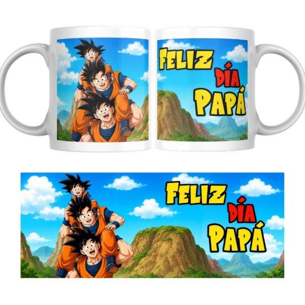 Producto - Taza - Dia del padre - Feliz dia papá (Dragon Ball Z)