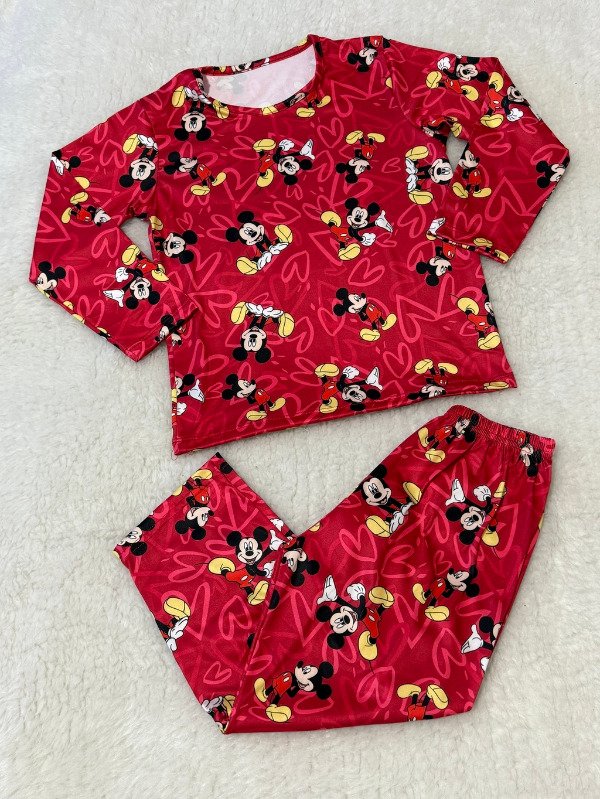 Producto - Pijama Niño - Mickey Rojo