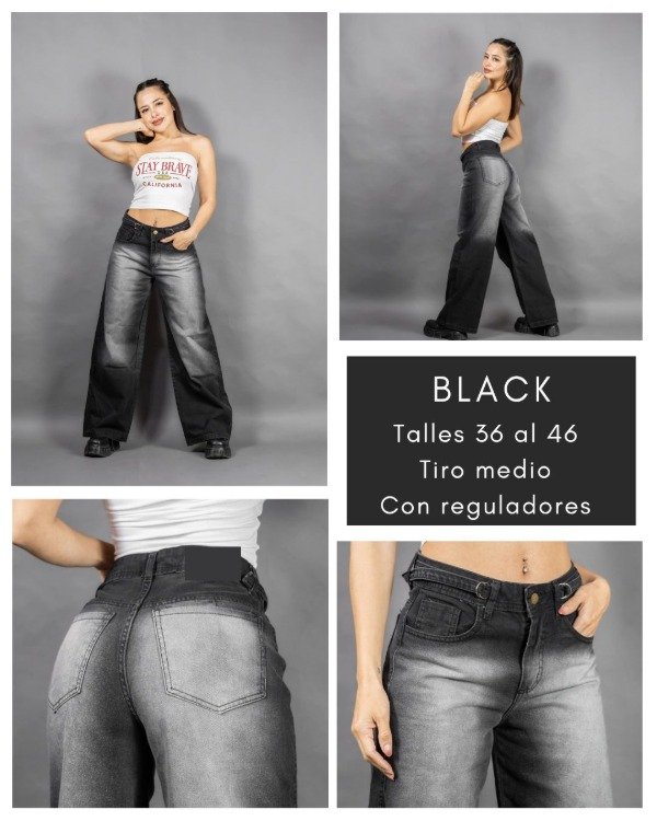 Producto - LINEA DOLCE DAMA Wide leg baggi mystic