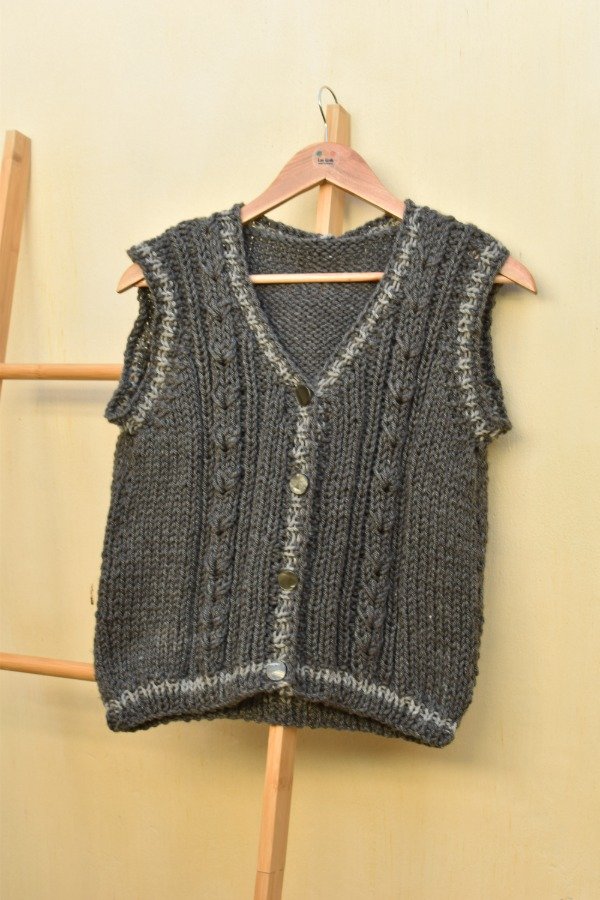 Producto - Chaleco Años - Gris Plomo - 1