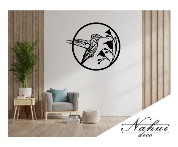 Producto - Cuadro Calado PAJARO FLOR (mod 014)