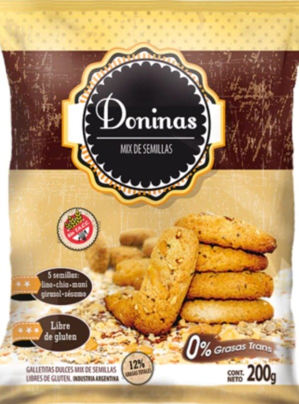 Producto - GALLETITAS MIX DE SEMILLAS DONINAS