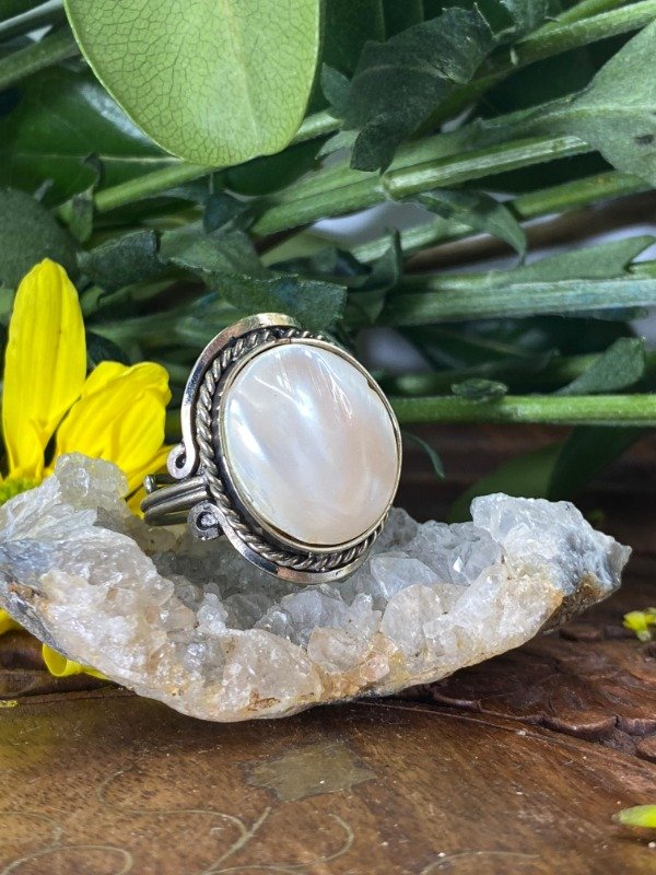 Producto - Anillo de Alpaca Madre Perla
