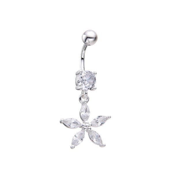 Producto - Piercing flor colgante
