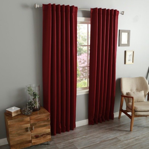 Producto - JUEGO DE CORTINAS BLACKOUT TRICAPA BORDO