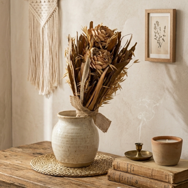 Producto - FLORES SECAS SOLA CHIPS DALIYA 30CM - ART 5267