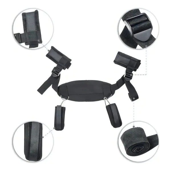 Producto - INMOVILIZADOR CUELLO ,PIERNAS CON ESPOSAS BDSM - 2
