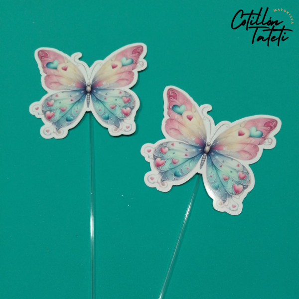 Producto - TOPPERS MARIPOSAS - 2 UNIDADES