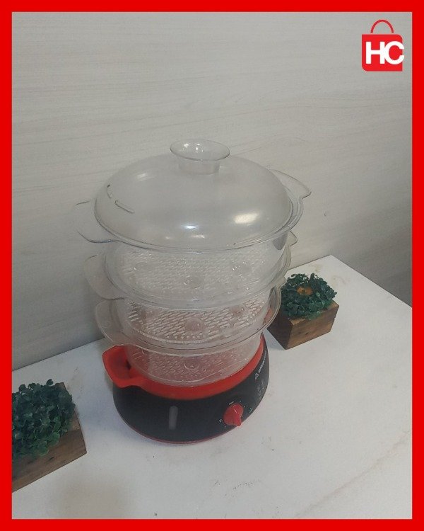 Producto - Vaporera eléctrica Ultracomb de 3 niveles con temporizador - 4