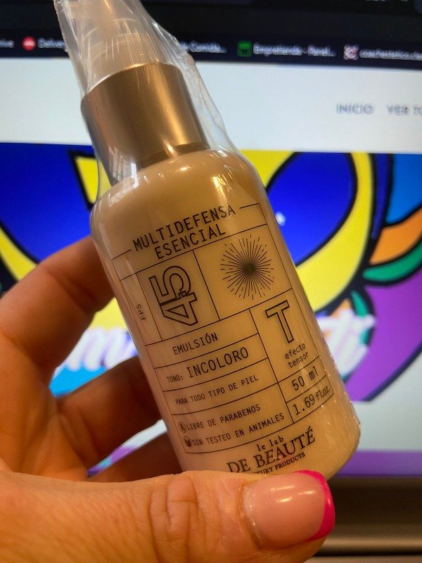 Producto - FPS Protector Solar incoloro Tensor Le Lab de Beaute