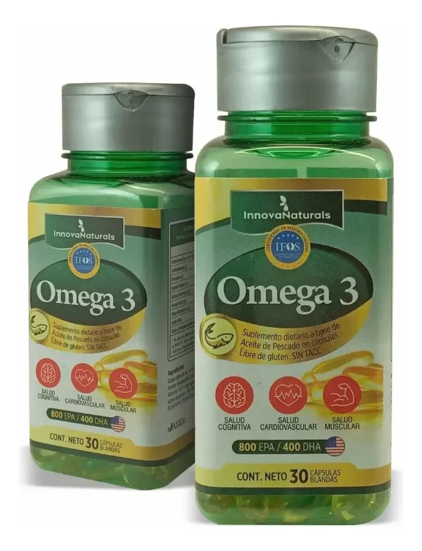 Producto - OMEGA 3 INNOVANATURALS X30 CAPSULAS (CERTIFICACION IFOS) - 2