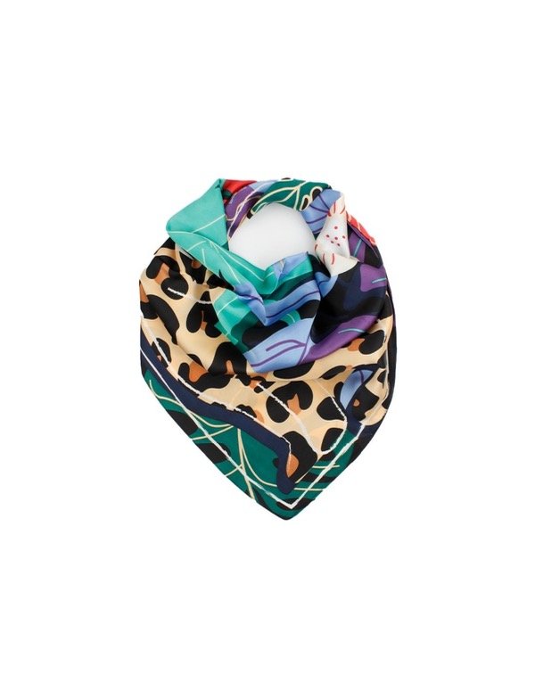 Producto - Pañuelo Double Leopard Night