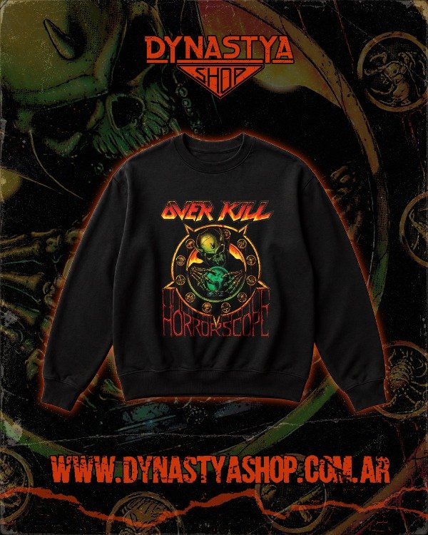 Producto - Buzo Cuello Redondo - Over Kill - Horrorscope