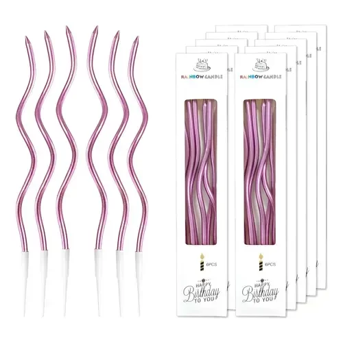 Producto - Velas onduladas metalizadas pack x unidades - 4