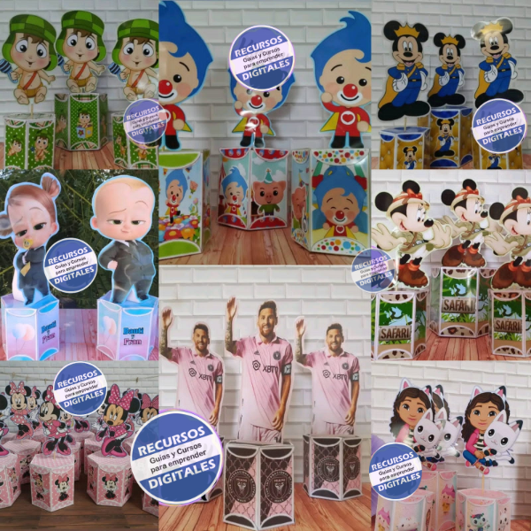 Producto - CENTROS DE MESA HEXAGONALES