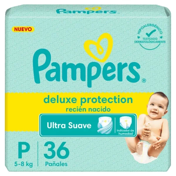 Producto - PAMPERS DELUXE PROTECTION P X 36
