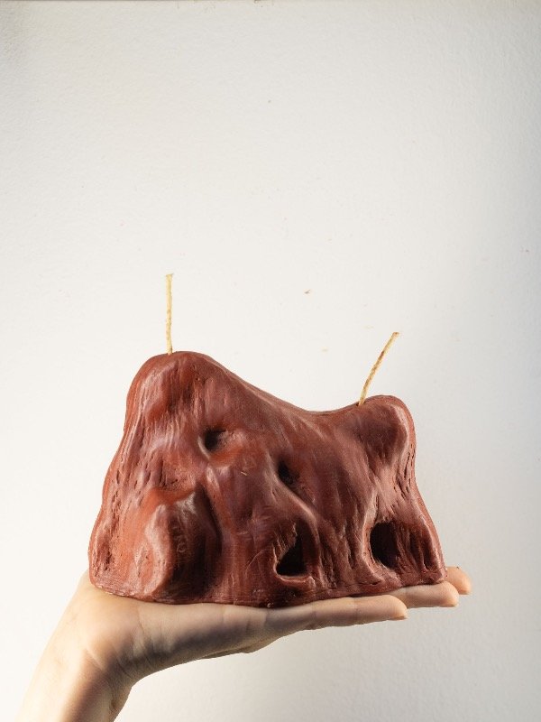 Producto - vela escultura MONTAÑA